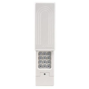 lot 167 image: Chamberlain KLIK2U-P2 White Universal Garage Door Wireless Keypad