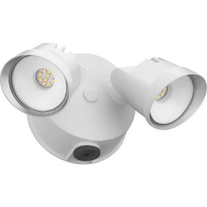 lot 168 image: Lithonia Lighting Outdoor Integrated LED Twin Head Flood Light