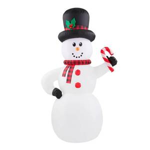 lot 179 image: Home Accents Holiday 6.5 ft. Inflatable Snowman
