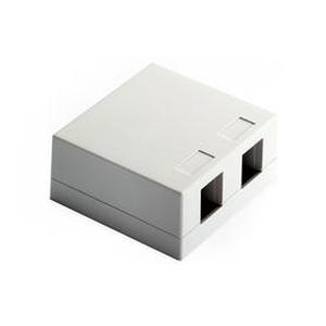 lot 207 image: On-QLegrand 2-Port White Surface Box