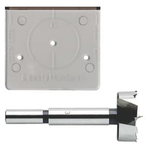 lot 209 image: Liberty Hardware AN0192C-Q1 Green 35Mm Concealed Hinge Installation Template