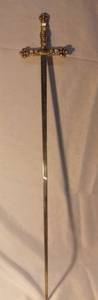 lot 1454 image: Replica of Spanish War Sword Made in Spain with Toldeo Steel