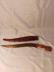 lot 1469 image: Traditional Filipino Fighting Sword with Sheath Unknown Maker