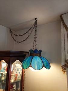lot 6013 image: Swag Lamp