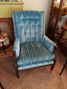 lot 6017 image: Blue Chair
