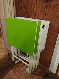 lot 6031 image: Set of 4 Scheibe TV Trays