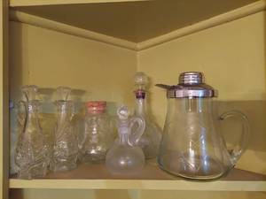 lot 6085 image: Pitcher and Cruets