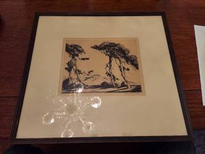 lot 6269 image: Vintage Tree Picture