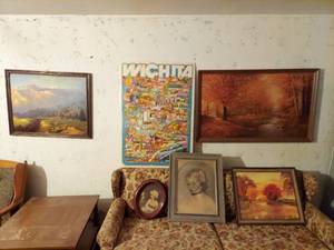lot 6322 image: Wichita Poster and Framed Pictures