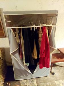 lot 6324 image: Vintage Clothes and Wardrobe in Basement