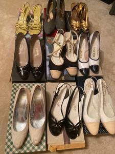 lot 6096 image: 9 pairs of heels