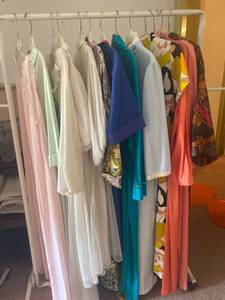 lot 6107 image: gowns - rack not Included