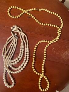 lot 6122 image: two costume necklaces