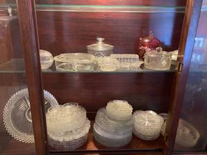lot 6216 image: all dishes in cabinet - cabinet not included