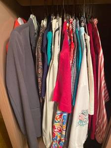 lot 6250 image: lot of womens clothes - all In closet