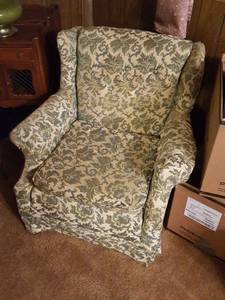 lot 6286 image: floral occasional chair