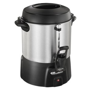lot 2 image: Proctor Silex - 40-Cup Coffee Urn - Brushed AluminumBlack