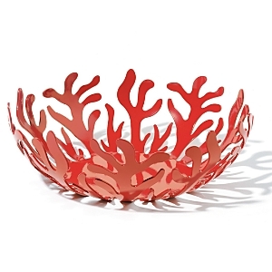 lot 13 image: Alessi Mediterraneo 11-12-Inch Fruit Holder, Red