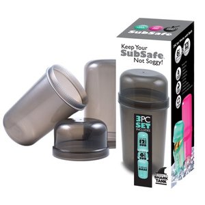 lot 52 image: SubSafe Sub Sandwich Container �� Reusable Sandwich Container Keeps Your Sub Safe, Not Soggy �� Ideal Boating Accessories and Cooler Accessories �� As Seen On Shark Tank - Grey