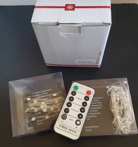 lot 116 image: 2 Strings of Mini LED Lights with timer controll