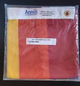 lot 121 image: Rainbow Flag, 2x3 ft