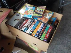 lot 230 image: large box of VHS tapes