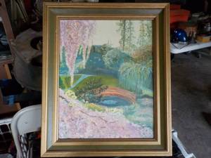 lot 239 image: original framed oil painting