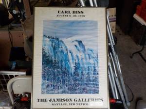 lot 245 image: thin framed print