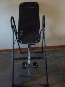 lot 250 image: Inversion table Hardly used