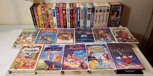 lot 163 image: VHS  Disney and Westerns