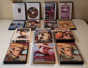 lot 164 image: DVDs  mainly John Wayne Collection
