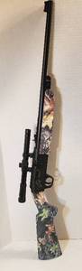lot 174 image: Grizzly Daisy Model 840 BB Gun wDaisy 4x15 Scope  Pump Action  Mossy Oak Camo  35.5 in. long