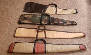 lot 183 image: 4 Soft Side Rifle Cases (2) 46 in. and (2) 40 in.  all zippers work