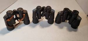 lot 217 image: 3 Pair of Binoculars  All 7x35s Jason, Tasco and Daylite