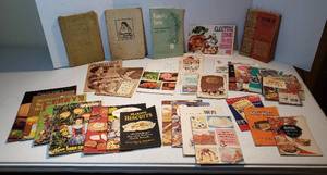 lot 252 image: Vintage Cookbooks and Pamphlets