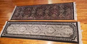 lot 266 image: 2 Area Rug Runners  25 x 88 in. and 23 x 93 in.