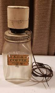lot 307 image: Antique A-Jar Coffee Grinder (electric)