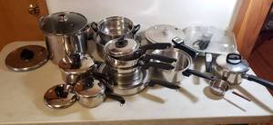 lot 344 image: Various Brands of Pots & Pans
