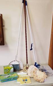 lot 356 image: Floor Cleaning Tools, Filter Scents, and Floor Protectors