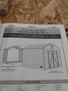 lot 27111 image: 10 x 10 Shed Kit