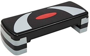 lot 27146 image: Balancefrom Adjustable Workout Aerobic Stepper Step Platform Trainer