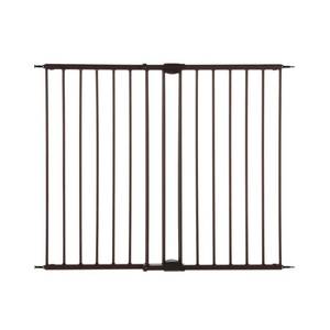 lot 27148 image: Toddleroo by North States Easy Swing and Lock Baby Gate, 28.68-47.85 Wide, Matte Bronze