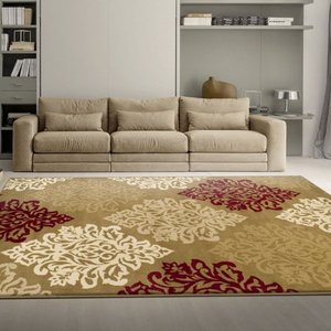 lot 27156 image: Impressions Caldwell Modern Floral Indoor Area Rug 4x6