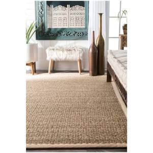 lot 27162 image: Nuloom Seagrass Runner Rug 4x6