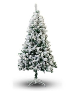 lot 27167 image: Perfect Holiday 5 Snow Flocked Artificial Christmas Tree