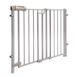 lot 27180 image: Evenflo Secure Step Top of Stairs Metal Gate, 29-42