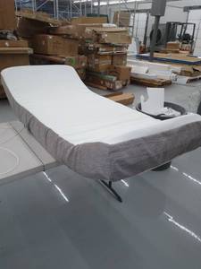lot 27205 image: Used Twin Size Mattress ( Grey an White )