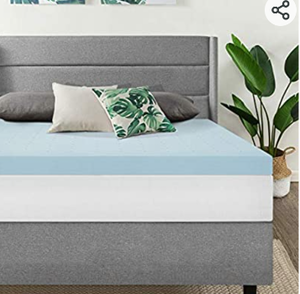 lot 27206 image: Best Price Mattress Queen Mattress Topper - 3 Inch Gel Memory Foam Bed Topper ( Not Inspected )