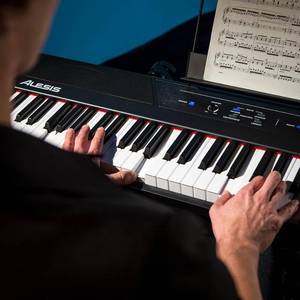 lot 27224 image: Alesis Recital %7C 88-Key Beginner Digital Piano with Full-Size Semi-Weighted Keys