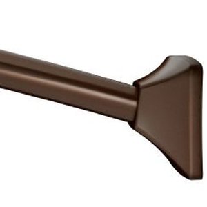 lot 27230 image: Moen CSR2164OWB Curved Shower Rod, Old World Bronze
